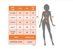 Kadın Uzun Kollu Yarı Balıkçı Yaka Kolları Tül Detaylı Ithal Krep Bluz