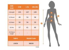 Kadın Kolsuz V Yakalı Maksi Boy Ithal Keten Elbise