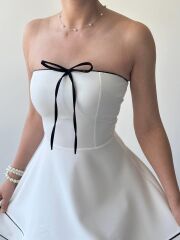 Yuna Straplez Elbise