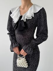 Ospe Fiyonklu Elbise