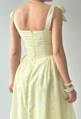 Khalesı Omuz Bağlamalı Elbise