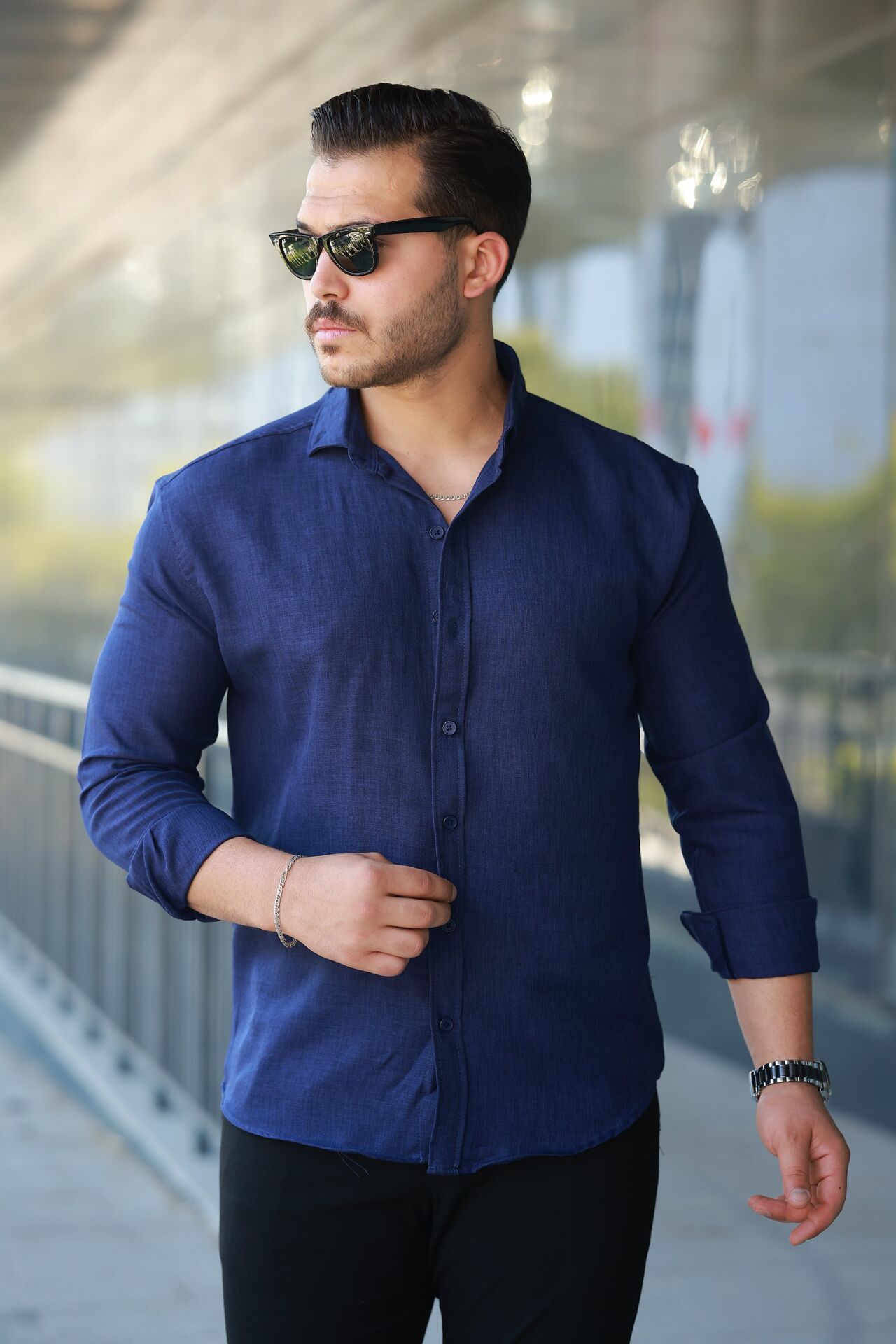 Erkek Uzun Kollu Gömlek