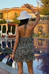 Fırfırlı Şifon Elbise 2905-08