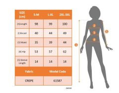 Kadın Kısa Kollu Yuvarlak Yaka Dantel Kol Detay Viskon Elbise