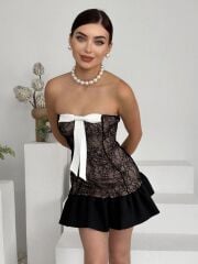 Vencover Straplez Elbise