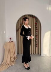 Sura Bebe Yaka Elbise