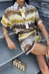 Gömlek Ve Eteği Aksesuarlı Takım 10211