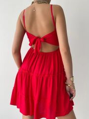 Nivel Göğsü Büzgülü Elbise