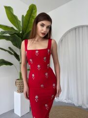 Ners Taş Detaylı Elbise