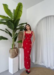 Ners Taş Detaylı Elbise