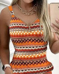 Kadın Askılı Fermuarlı Cepli Süprem Mini Elbise