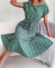 DİJİTAL BASKILI ELBİSE