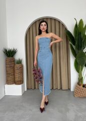 Sonic Straplez Elbise