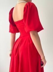 Benjamin Çan Etekli Midi Boy Elbise