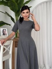 Wera Pliseli Midi Elbise