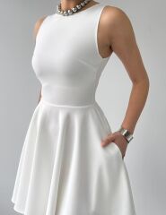 Berl Cep Detaylı Elbise