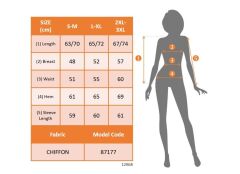 Kadın Uzun Kollu Yuvarlak Asimetrik Detaylı şifon Bluz