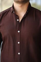 Erkek Uzun Kollu Regular Sofya Keten Gömlek