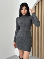 Livorna Boğazlı Mini Elbise