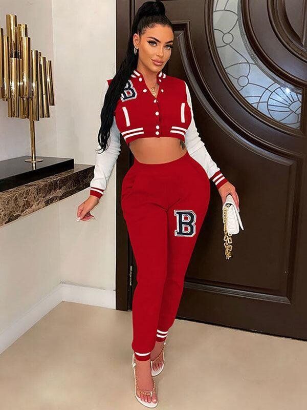 Kadın Uzun Kollu Hakim Yaka önden Düğmeli Ceket Pantolon şardonlu Iki Iplik Ikili Takım