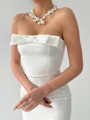 ÖNÜ KURDALELİ KAELM ELBİSE