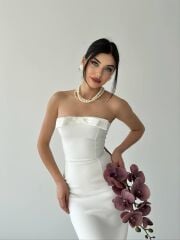 ÖNÜ KURDALELİ KAELM ELBİSE