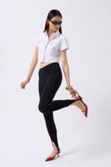 Kurdele Detay Crop Gömlek