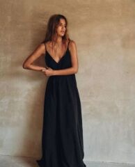 Kadın Ip Askılı Salaş Süprem Kumaş Elbise