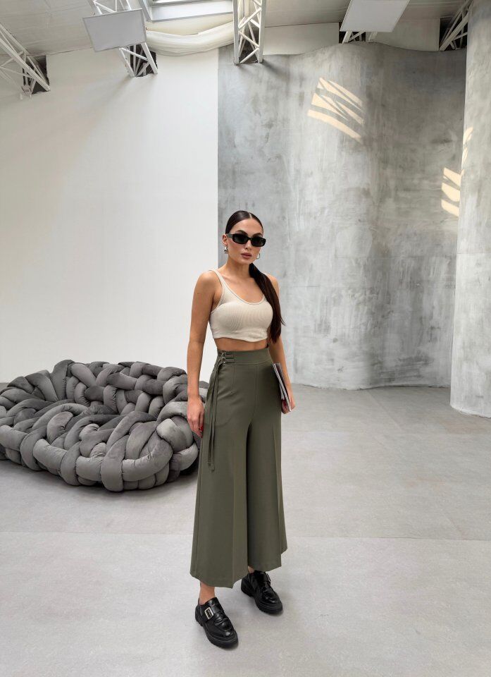 230 Gr Poly Viscose Full Lycra Metal Toka Aksesuarli Pantolon