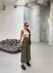 230 Gr Poly Viscose Full Lycra Metal Toka Aksesuarli Pantolon