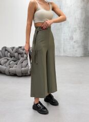 230 Gr Poly Viscose Full Lycra Metal Toka Aksesuarli Pantolon