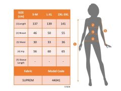 Kadın Kısa Kollu V Yakalı Deseni Yırtmaçlı Süprem Elbise
