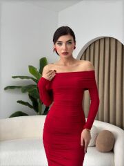 Dakota Drapeli Elbise