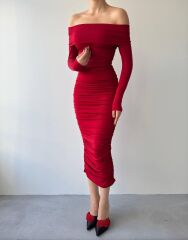 Dakota Drapeli Elbise