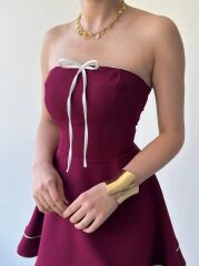 Yuna Straplez Elbise