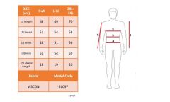 Erkek Kısa Kollu Bisiklet Yaka çok Renkli Viskon Bluz
