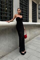 Eudora Ajurlu StraplezElbise 2771