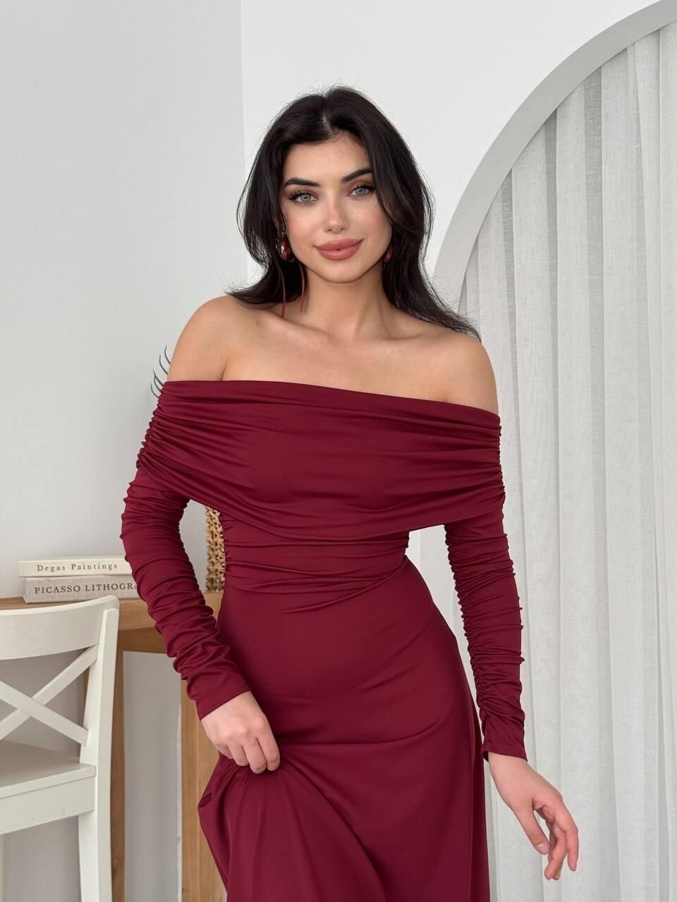 Uras Straplez Elbise