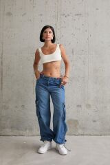 Mavi Yan Cepli Jeans Pantolon