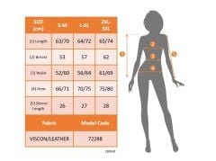 Kadın Kısa Kollu Yuvarlak Yaka Viskon Bluz + Kolsuz Fermuarlı çatlak Deri Yelek