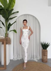 Ners Taş Detaylı Elbise