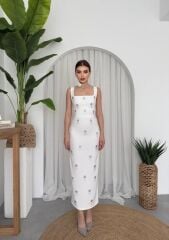 Ners Taş Detaylı Elbise