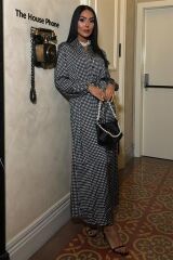 Ethereel Desenli Saten Elbise 2638-8