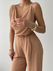 Darcy Sırt Dekolteli Tulum