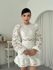 Tase Dantel Elbise