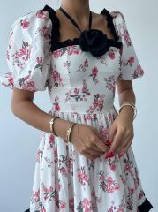 Wismar Gül Detay Elbise
