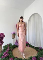 Dora Çiçek Detaylı Elbise