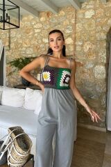 Jasmin Süzüneli Keten Tulum 1280-08