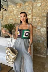 Jasmin Süzüneli Keten Tulum 1280-08