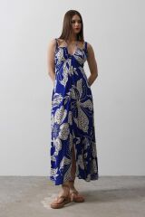 ASKILI VİSCON ELBİSE - Saks